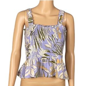 Patrons Of Peace Los Angeles Designed In California Smocked Top S